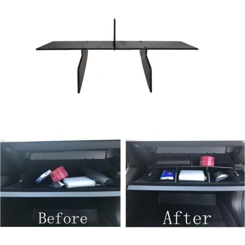 SALE Glove Box For Tesla Model 3 Center Console Organizer Central Storage Glove Box Stowing Tidying Segmentation Partition Box