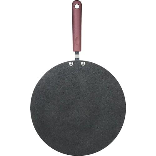 Griddle Pan with Spreader & Spatula Crepe Maker Griddle Pancake Pan Crepe Maker Flat Pan Portable lightweight