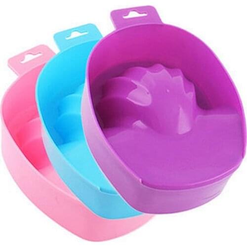 Nail Art Tips Hand Soak Bowl Tray Treatment Polish Remover Manicure Spa Nail Tools
