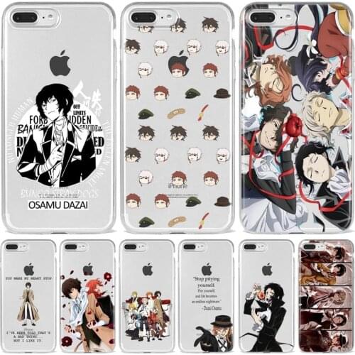 Japan anime bungou stray dogs Dazai Osamu Phone Cover Shell For iPhone 11 12 Mini Pro 8 7 6 6S Plus SE XR X XS MAX Fundas Coque