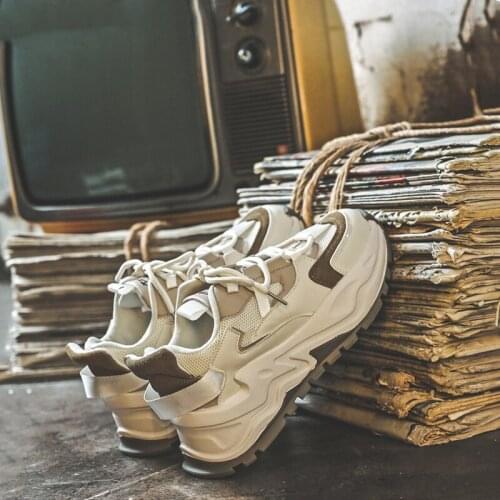 Womens running shoes casual and comfortable casual breathable elastic light mesh flying sneakers thick-soled ladies shoes