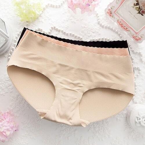 Women Sexy Low-rise Fake Hip Panties Butt Lifter Fake Briefs Padded Butt Push Panties Up Hip Enhancer Sponge Ass Z7Z7