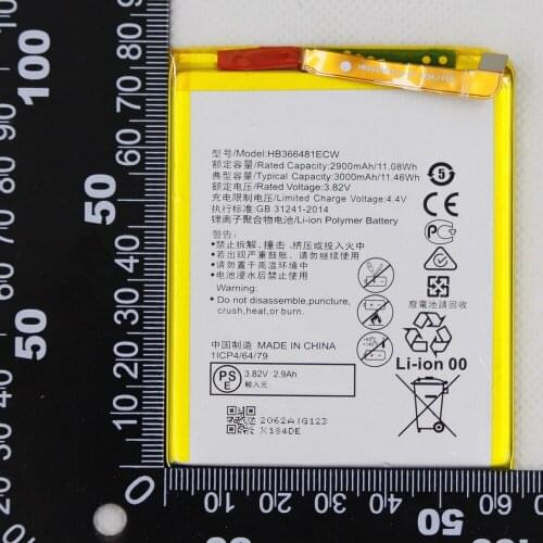 5pcs/lot HB366481ECW 2900mAh/3000mAh Battery For Huawei P9 Ascend P9 Lite G9 honor 8 honor 5C G9 EVA-L09 honor 8 lite Battery