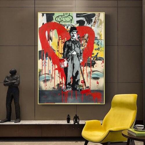 Abstract Graffiti Art Canvas Painitngs on the Wall Art Posters and Prints Modern Street Art Pictures Home Wall Decor Cuadros