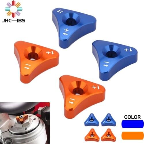 Motorcycle Aluminum 48MM Front Knob Adjuster For KTM SX XC SXF EXC XCW 125 150 250 350 450 530 690 SUPERMOTO SMC ENDURO DUKE