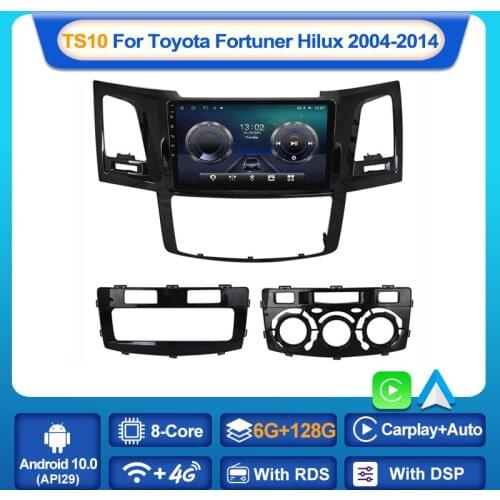 MEKEDE 2Din Android 10.0 Car Radio Player For Toyota Fortuner Hilux 2004 2005-2014 Multimedia Video Audio Gps Navigation WIFI BT