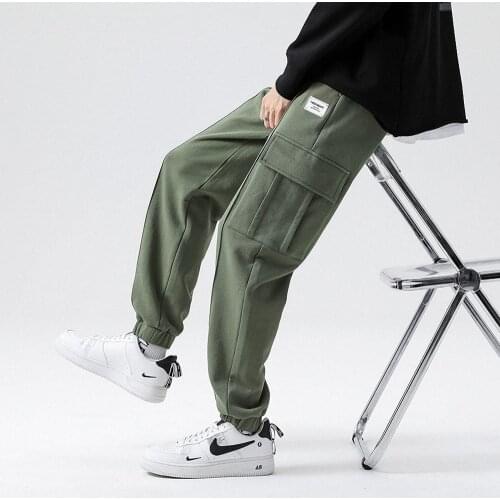 Men Pants Comfortable Jogger Trousers Sweatpants Spring Autumn Streetwear Fitness Clothing Fashion Casual Ankle Banded Male Plus