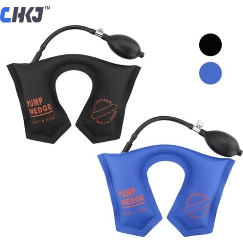 CHKJ U-Type Pump Wedge Locksmith Tool Car Airbag Open Door Lock Hand Tool U-Shaped Airbag Cushioned Inflatable Shim Entry Opener