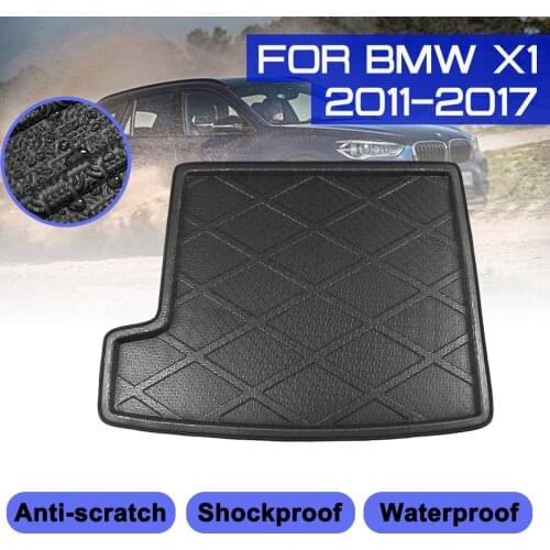 For MW X1 2011 2012 2013 2014 2015 2016 2017 Car Floor Mat Carpet Rear Trunk Anti-mud Cover
