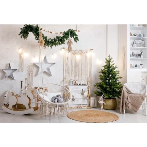 Photography Backdrops Christmas Xmas Interiors Decor Children Baby Studio Photo Background Photocall Backdrops PropsW4719