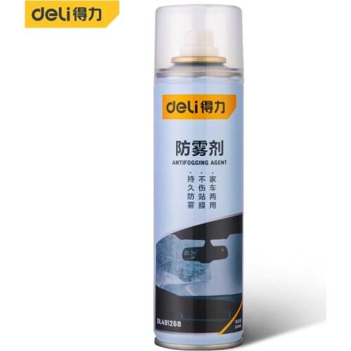 Deli 1 Pcs 268ml Antifogging Agent Anti Fog Spray Glass Agent Long Lasting For Car Windshield LCD Screen Anti-fog Defog Spray
