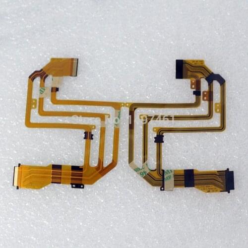 2PCS LCD hinge rotate shaft Flex Cable for Sony DCR-SX30E DCR-SX50E DCR-SX60E SX31 SX40 SX41 SX50 SX60 Video Camera