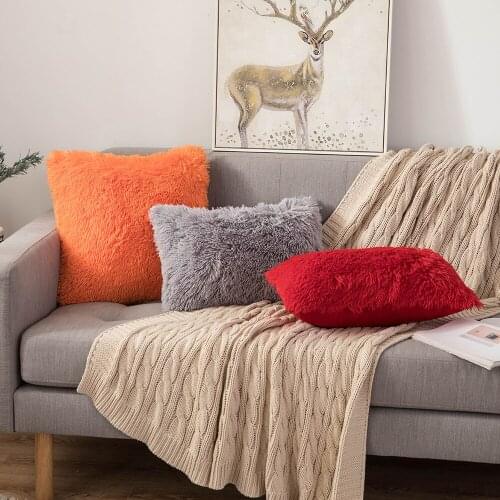 GY0071 Velvet Cushion Case (No Filling) 1PC Polyester Home Decor Bedroom Decorative Sofa Car Throw Pillows