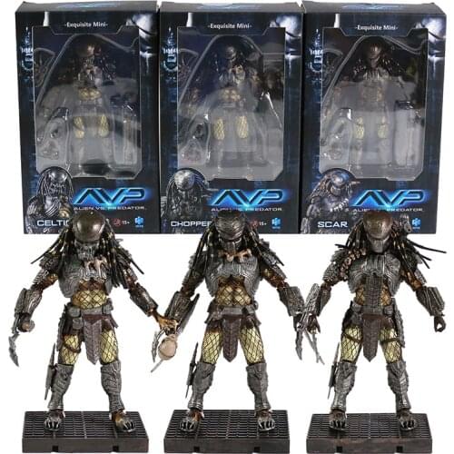 Hiya Toys 1:18 Celtic Chopper Scar Predator PVC Action Figure Collectible
