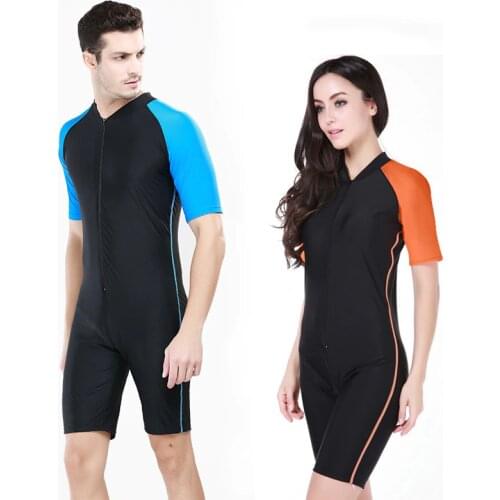 UV Sun Protection Shorty Swimwear Stinger Suit Diving Suit Wetsuit DiveSkin Scuba & Snorkeling Suit Diving Jump Suit Rash Guards