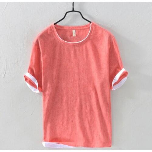 2018 New arrival short-sleeved t shirt men brand fashion casual men t-shirt solid round neck tshirt mens breathable camisa