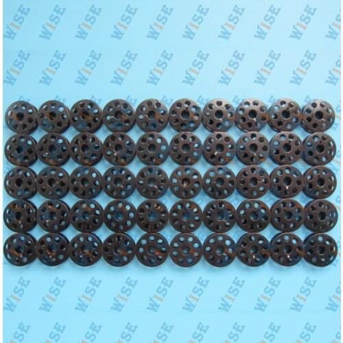 FIT FOR JUKI DNU-1541 DDL-201 BOBBINS W/ HOLES M-STYLE 50 EACH #B9117-201-000