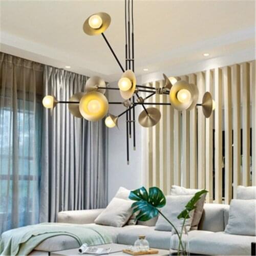 Nordic crystal black pendant lamp lighting for boys room hanglampen nordic decoration home living room decoration