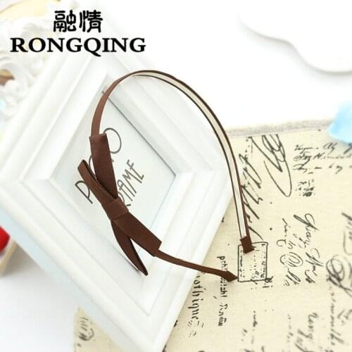 RONGQING 10pcs/lot Color Mixed Hairpin for Women Floral Bow Knot Headband Solid Accessories