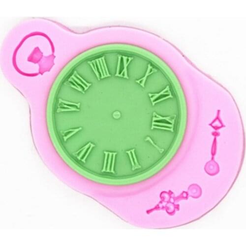 Clock series roll cake mold chocolate mold of chocolate mold