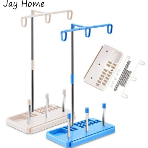 Sewing Thread Holders 3 Spools Thread Bobbin Floss Organizer Thread Stand for Sewing Machine Embroidery Thread Spool Holder