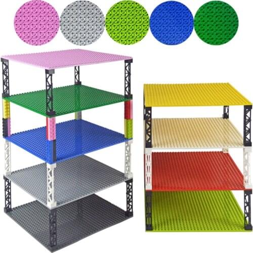 Building Blocks 32*32 Dots Double-sided Baseplates Bricks DIY Colorful Pillars Base Plate Compatible All Brands Classic Blocks