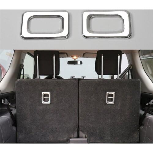 Rear Trunk Seat Hook Handle Frame Cover Trim Interior Car-Styling Chrome ABS For Suzuki Jimny 2007-2015 Decor Car Accessories