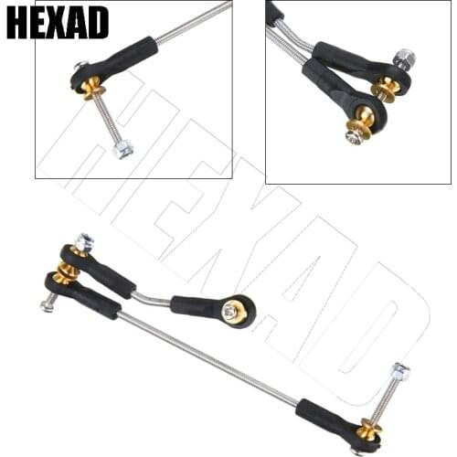 1 Set Steering Pull Rod Servo Rod Upgrade Parts for WPL B1 B14 B24 B24 C14 C24 MN D90 D96 D99 MN90 MN99S 1/12 RC Car Accessories