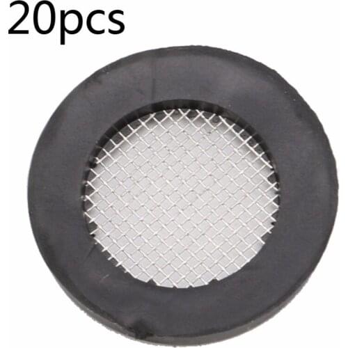 20Pcs Seal O-Ring Hose Gasket Flat Rubber Washer Filter Net for Faucet Grommet
