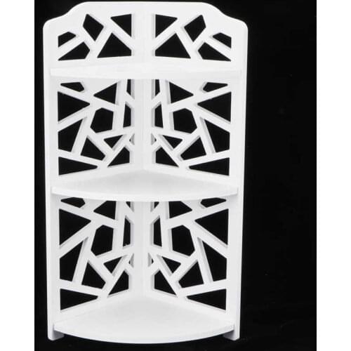 3 Tier Small Corner Shelves Plant Standing Rack for Small Spaces Bathroom Bedroom Organizer Bathroom Single Tier