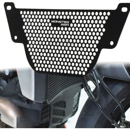 Motorcycle Accessories Radiator Grille Guard Protector Cover Protection FOR Ducati Monster 1200 Monster1200 R 16 2017 2018 2019
