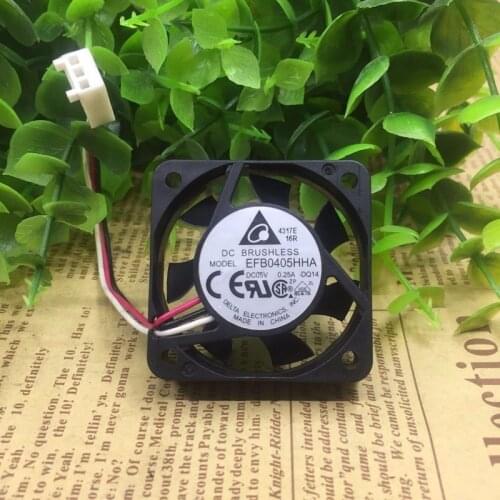 Delta EFB0405HHA 4010 40x40x10mm 4cm DC 5V 0.25A 3-lines Cooling Fan