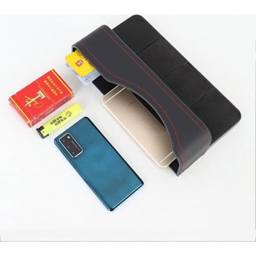 For Nissan Altima Teana J31 J32 L33 L34 Car Seat Gap Storage Box Cup PU Leather Pocket Organizer Phone Bottle Cups Holder