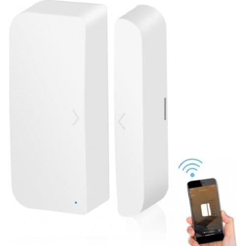 Tuya smart WiFi door magnetic sensor wireless remote home door and window burglar alarm