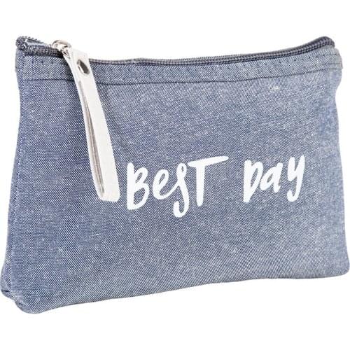Canvas Waterproof Cosmetic Bag Ladies Casual and Convenient Clutch Bag Letter Girl Pencil Case Storage Bag Wash Bag