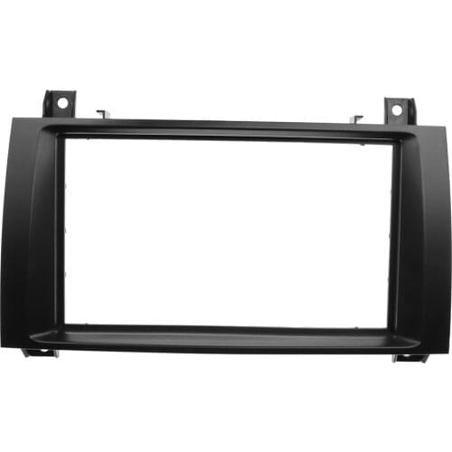 Double Din Frame Adapter Kit for 2004-2011 Mercedes BENZ SLK R171 Stereo Surrounded Install Dash Bezel Trim Dash Audio Panel
