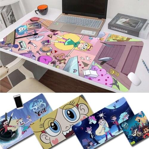 Disney Star vs. the Forces of Evil Beautiful Anime Mouse pad Mat Size for Office Long Table Mat Kawaii Desk for Teen Girls