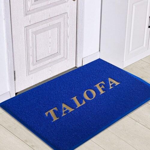 Nordic Style Silk Loop Home Door Mat Entrance Doormat PVC Hotel Entrance Anti-Slip Mat Carpet Kitchen Bathroom Mats