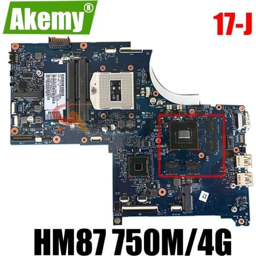 For HP ENVY 17-J Laptop Motherboard 736481-601 736481-501 736481-001 HM87 750M/4G mainboard 6050A2563801-MB-A02 100% tested
