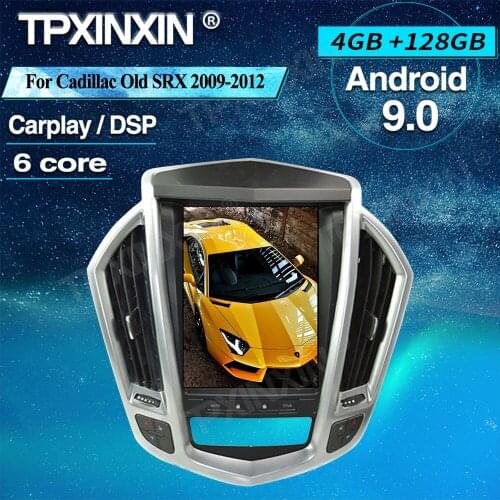 PX6 Tesla Style For Cadillac SRX 2009-2012 Android Car GPS Navigation Stereo Headunit Multimedia Player Auto Radio Tape recorder