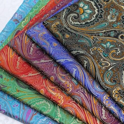 Brocade Fabric Damask Jacquard America style Apparel Costume Upholstery Furnishing Curtain Clothing Material patchwork