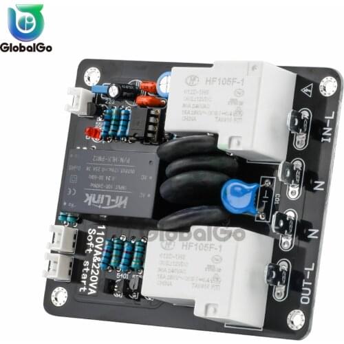 AC105-235V Light-touch Dual Temperature Control Switch High-power Soft Start Board Terminal Type Plug-in Type Two Optional