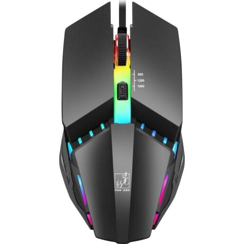 Professional Cable Gaming Mouse 6 button LED Optical USB Computer Gamer Mice Wired DPI Game Mouse Mause For Computer Laptop PC