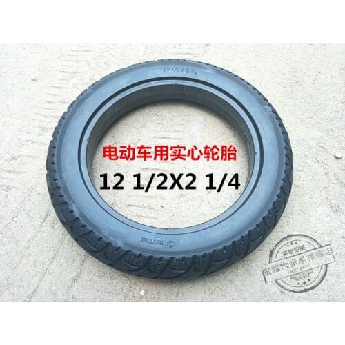1pc 12 1/2X2 1/4 3.00-8 14X2.125 16X2.125 electric vehicle scooter without inflatable explosion-proof solid tire