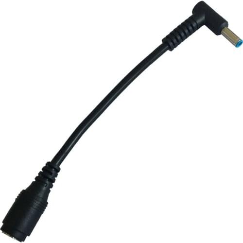 7.4mm x 5.0mm to 4.5mm x3.0mm Male Charger Adapter Power Connector Converter Cable DC Jack for Dell Hp