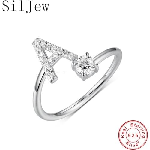 Женские серебряные кольца SilJew China At AliExpress