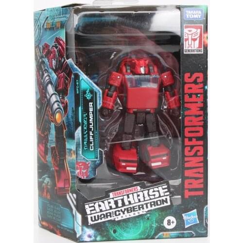 10-15.5CM Transformers Toys Generations War for Cybertron Earthrise Deluxe Wfc-E7 Cliffjumper Action Figure Wheeljack Hoist Mode