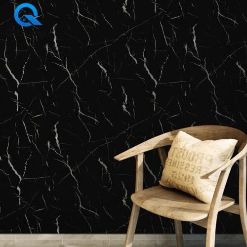 Waterproof Marble Wallpapers Self Adhesive Removable Vinyl Film Kitchen Stove Cabinet Home Decals Decor 60CM Width Wall Stickers