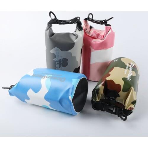 Women Beach Pack Ocean Backpack Swimming Dry Bag River Trekking Drifting Bag Camouflage Outdoor Water Sports Sport Blosa