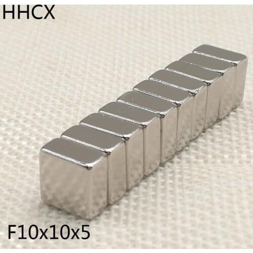 10 20 50pcs/lot Magnet 10x10x5 N35 Magnet 10*10*5 Magnets 10 x 10 x 5 for moto